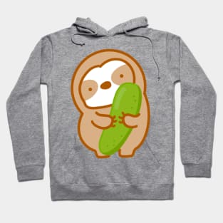 Cute Cucumber Sloth Hoodie